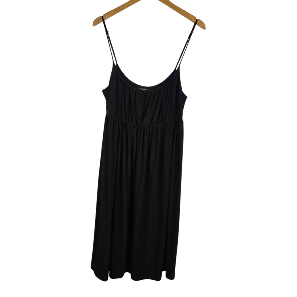 Daisy Fuentes  Black Summer spaghetti Strap  Dress Size L
